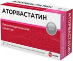 Аторвастатин, 10 мг, таблетки, покрытые пленочной оболочкой, 90 шт. фото