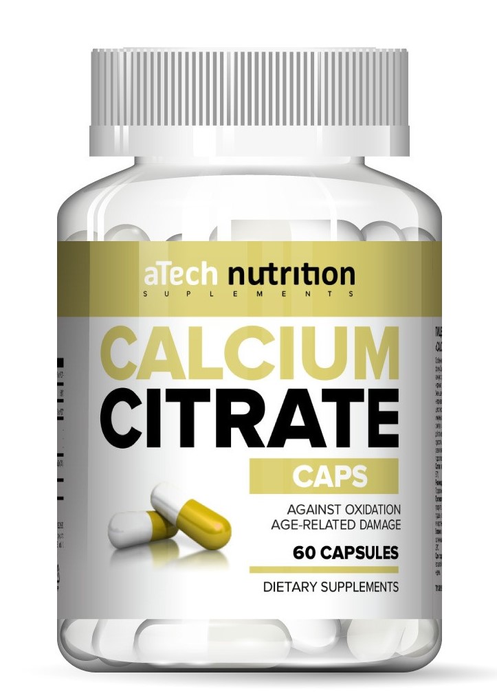 Atech nutrition Кальций цитрат, капсулы, 60 шт. фото