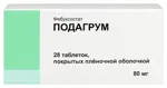 Подагрум, 80 мг, таблетки, покрытые пленочной оболочкой, 28 шт. фото 
