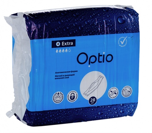 Оптио Прокладки урологические Экстра, 28 шт, для мужчин фото