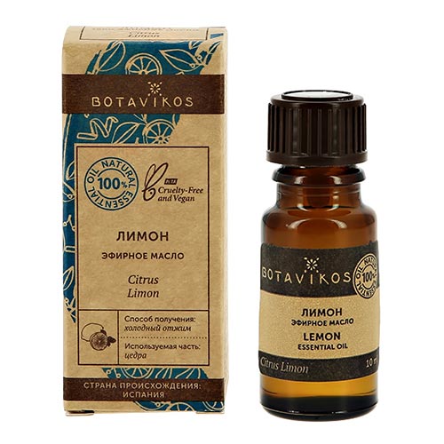 Botavikos Лимон эфирное масло, масло эфирное, 10 мл, 1 шт. фото
