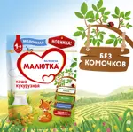 Малютка каша молочная кукурузная, каша, 220 г, 1 шт. фото 4
