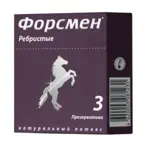 Форсмен презервативы ребристые, презервативы, 3 шт. фото