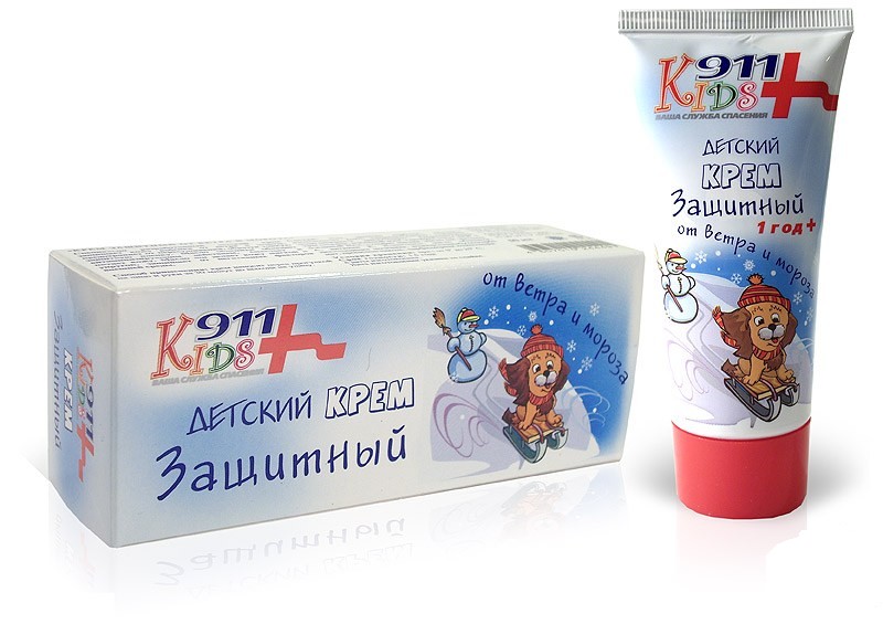 911 Kids крем защитный от ветра и мороза, крем для детей, 50 мл, 1 шт. фото