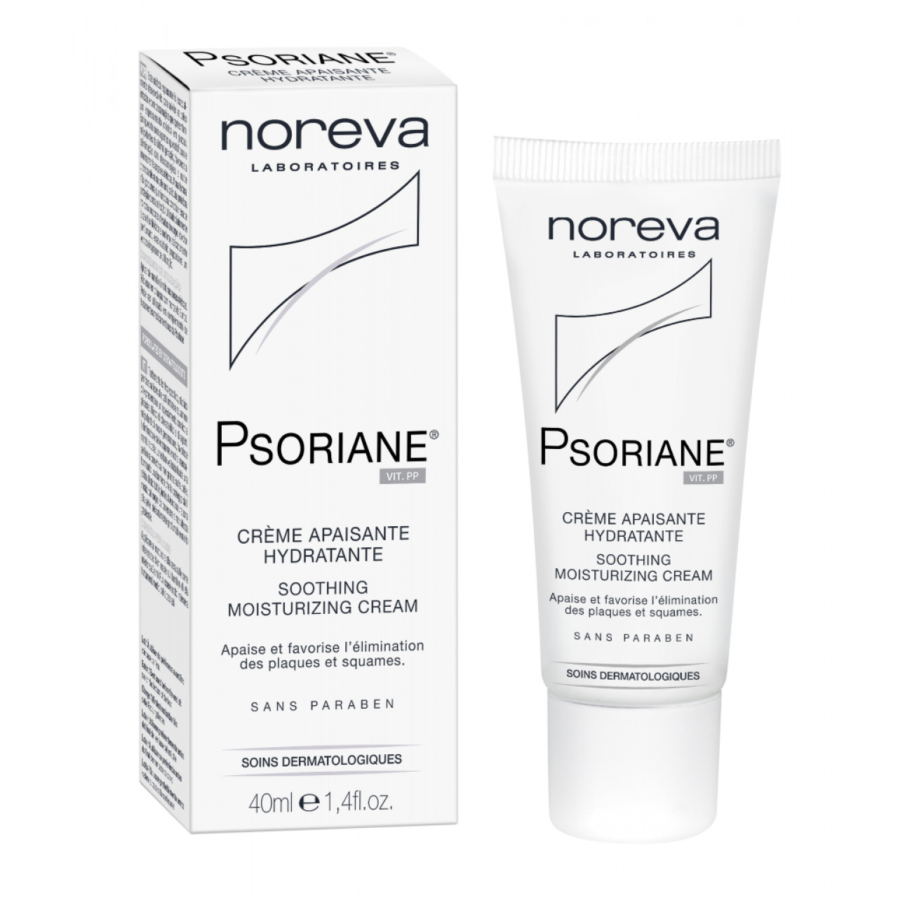 Noreva Psoriane Успокаивающий увлажняющий крем, крем, 40 мл, 1 шт. фото