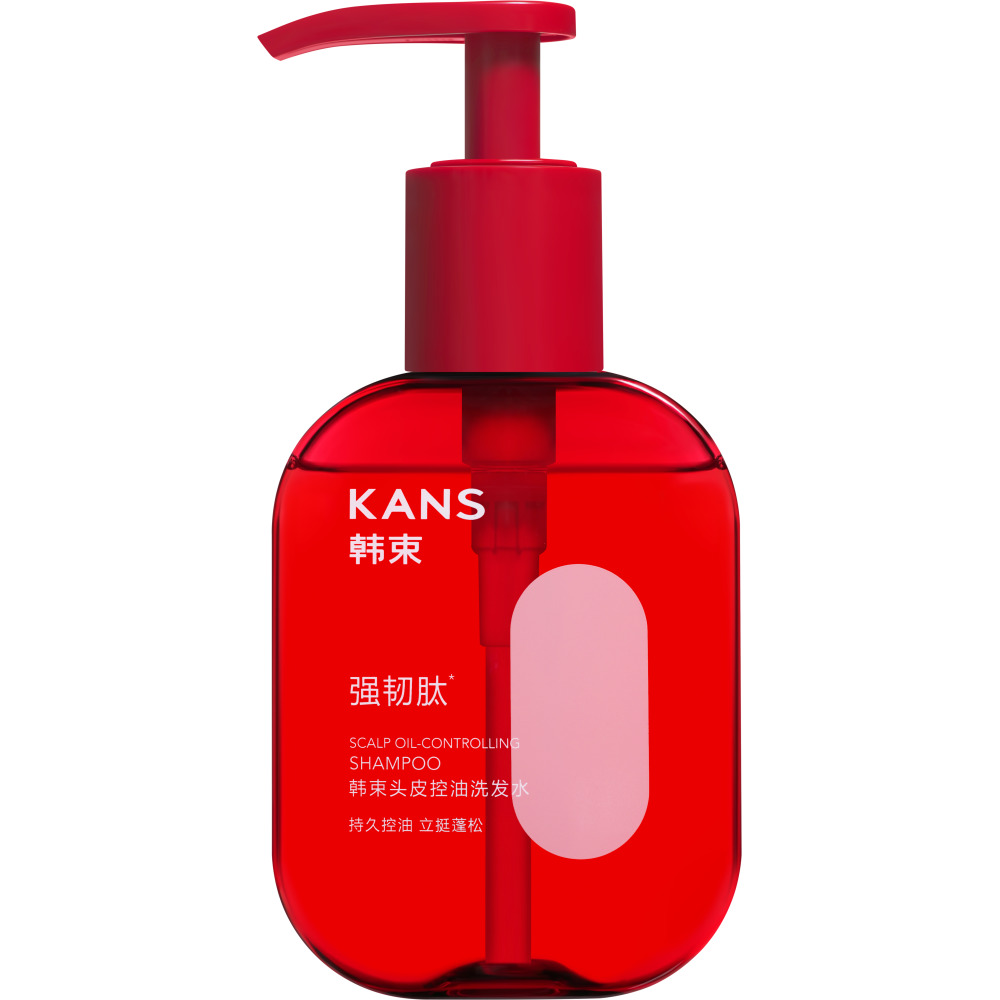 Kans шампунь для жирной кожи головы и волос с anti-age пептидами scalp oil-controlling shampoo, шампунь, 300 г, 1 шт. фото