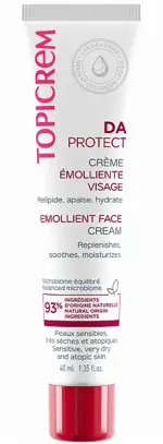 Topicrem DA protect крем для лица липидовосстанавливающий, крем, 40 мл, 1 шт. фото