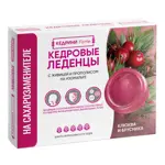 Кедрини forte Кедровые леденцы с живицой и прополисом на изомальте, леденцы, 20 шт, клюква + брусника фото