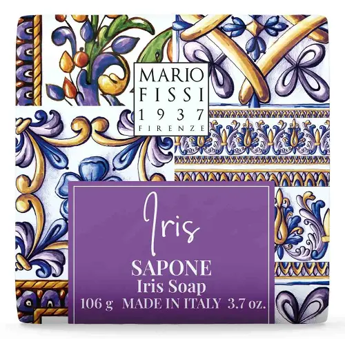 Mario fissi 1937 мыло туалетное твердое, мыло твердое, 106 г, 1 шт, ирис фото