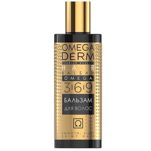 Omegaderm Omega 3,6,9 интенсивное восстановление и блеск, бальзам для волос, 250 мл, 1 шт. фото