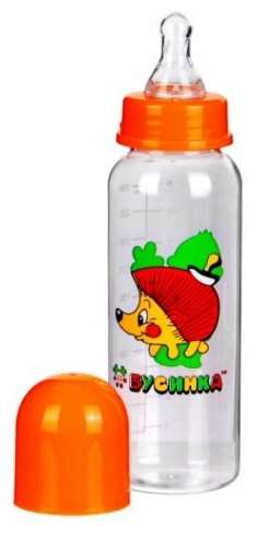 Бусинка Бутылочка с силиконовой соской, 250 мл, 1 шт, арт. 1102 фото