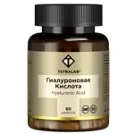 Tetralab Гиалуроновая кислота, капсулы, 60 шт. фото