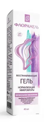 Флоражель, гель для интимной гигиены, 40 мл, 1 шт, восстанавливающий фото