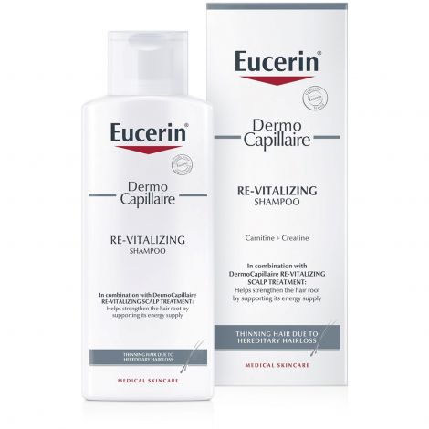 Eucerin Dermo Capillarie шампунь, шампунь, 250 мл, 1 шт, против выпадения волос для женщин и мужчин фото