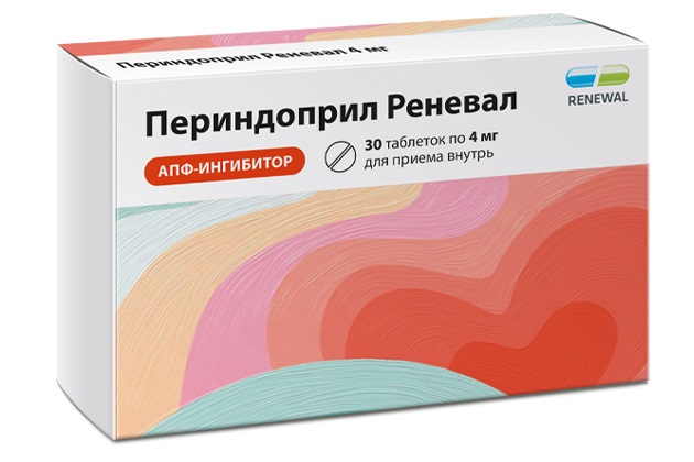 Периндоприл Реневал, 4 мг, таблетки, 30 шт. фото