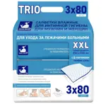 White Whale Салфетки влажные для ухода за лежачими больными, салфетки влажные, 240 шт, для интимной гигиены мужчин и женщин фото