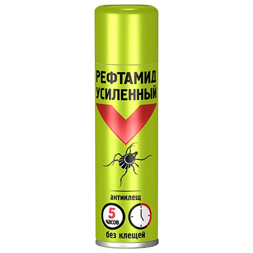 Рефтамид Антиклещ Усиленный, аэрозоль для наружного применения, 150 мл, 1 шт. фото