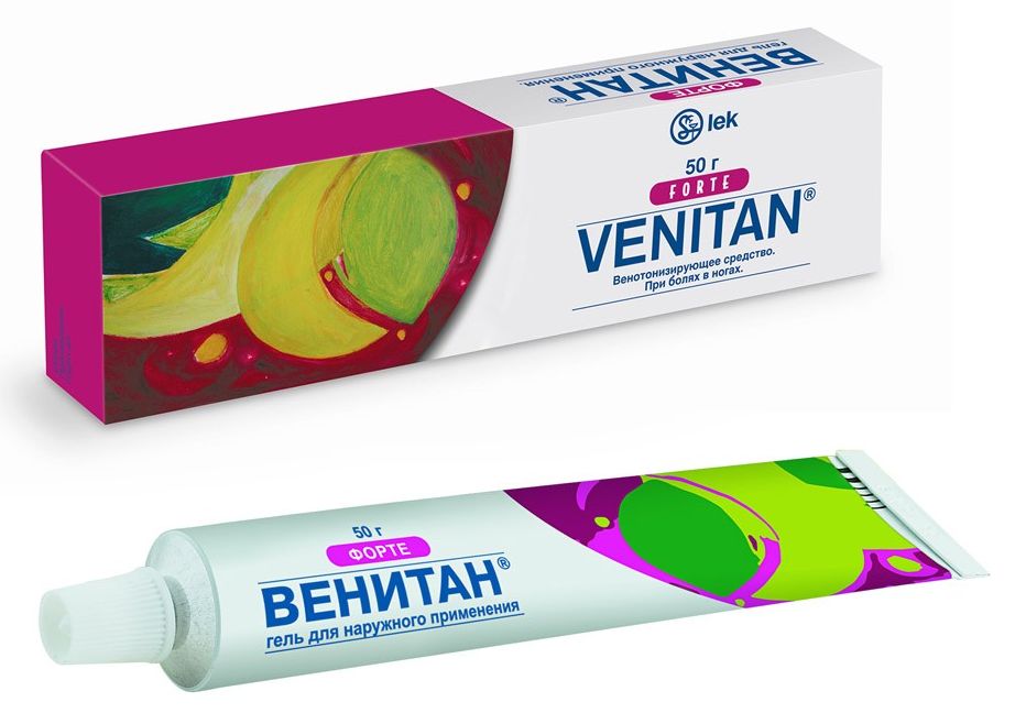 Венитан форте, гель для наружного применения, 50 г, 1 шт. фото