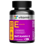 Витамир Витамин Е Смесь токоферолов, капсулы, 60 шт. фото