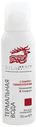 Силапант Термальная вода с пантогематогеном, 130 мл, 1 шт. фото