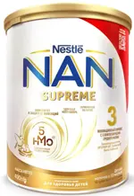 NAN Supreme 3, смесь молочная сухая, 400 г, 1 шт, для детей с 12 месяцев фото