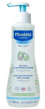 Mustela вода очищающая для новорожденных и детей, 300 мл, 1 шт. фото