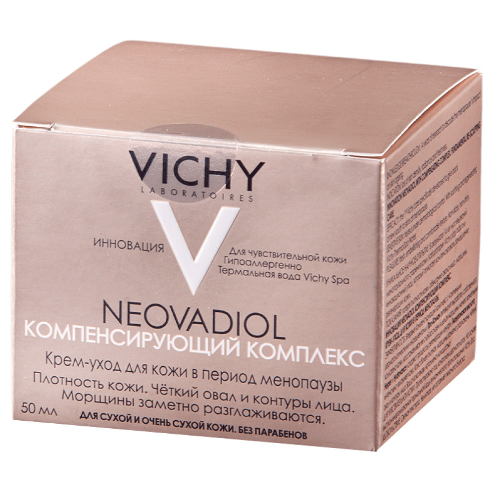 Vichy Neovadiol Менопауза компенсирующий комплекс, крем для лица, 50 мл, 1 шт, для сухой кожи фото