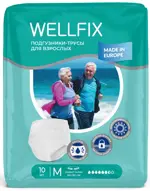 Wellfix Подгузники-трусы для взрослых, M, 10 шт. фото