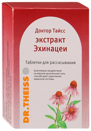 Доктор Тайсс Эхинацеи экстракт, таблетки для рассасывания, 24 шт. фото