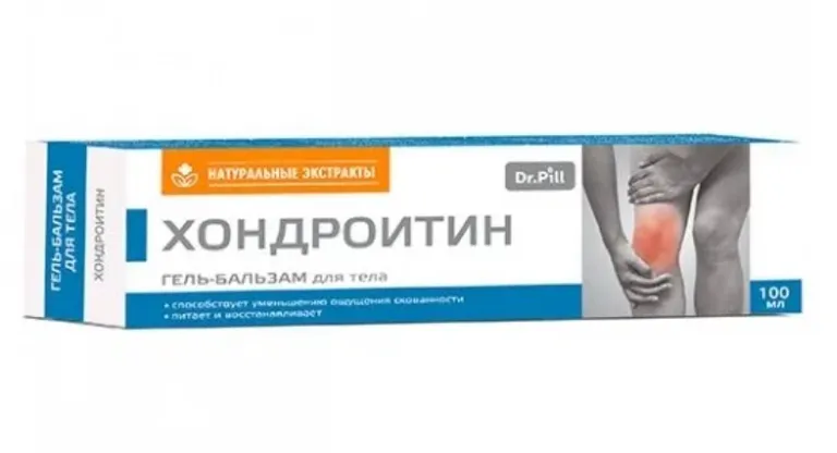 Dr.Pill хондроитин гель-бальзам для тела, гель-бальзам для тела, 100 мл, 1 шт. фото
