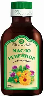 Mirrolla Репейное масло с календулой, масло косметическое, 100 мл, 1 шт. фото