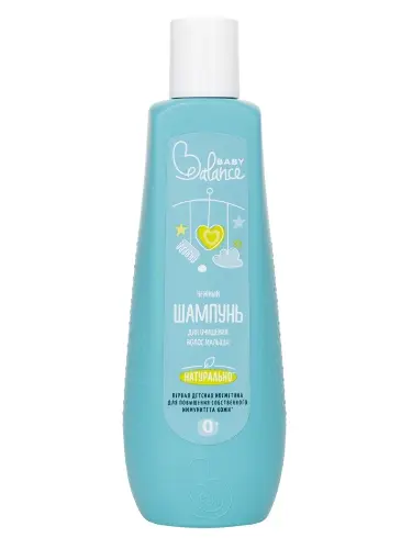 Baby balance нежный Шампунь для очищения волос малыша, шампунь, 250 мл, 1 шт. фото