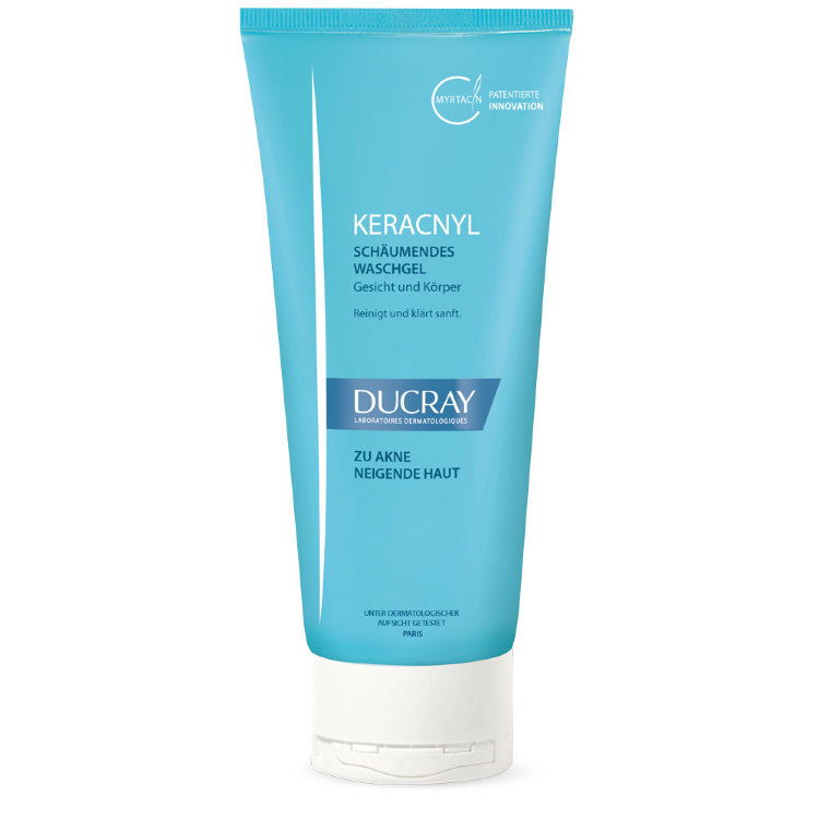 Ducray Keracnyl Гель очищающий пенящийся, гель, 200 мл, 1 шт, для проблемной кожи фото