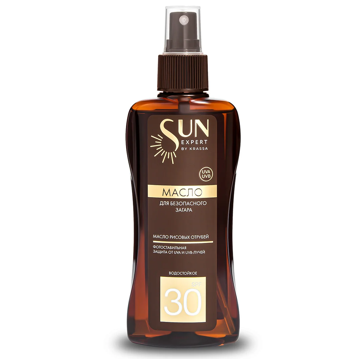 Krassa Sun Expert Масло для безопасного загара, масло солнцезащитное, 180 мл, 1 шт, SPF 30 фото