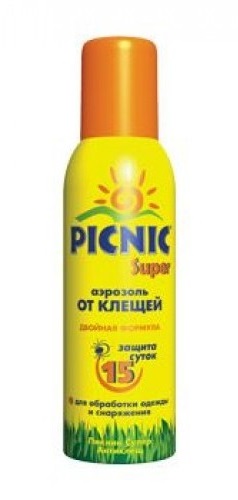 Picnic Family Super Акарицидное средство от клещей, спрей, 125 мл, 1 шт. фото