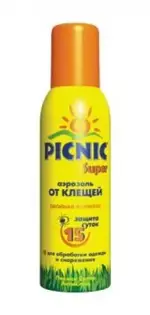 Picnic Family Super Акарицидное средство от клещей, спрей, 125 мл, 1 шт. фото