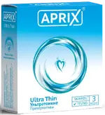 Aprix Ultra Thin презервативы, презерватив, 3 шт, ультратонкие фото