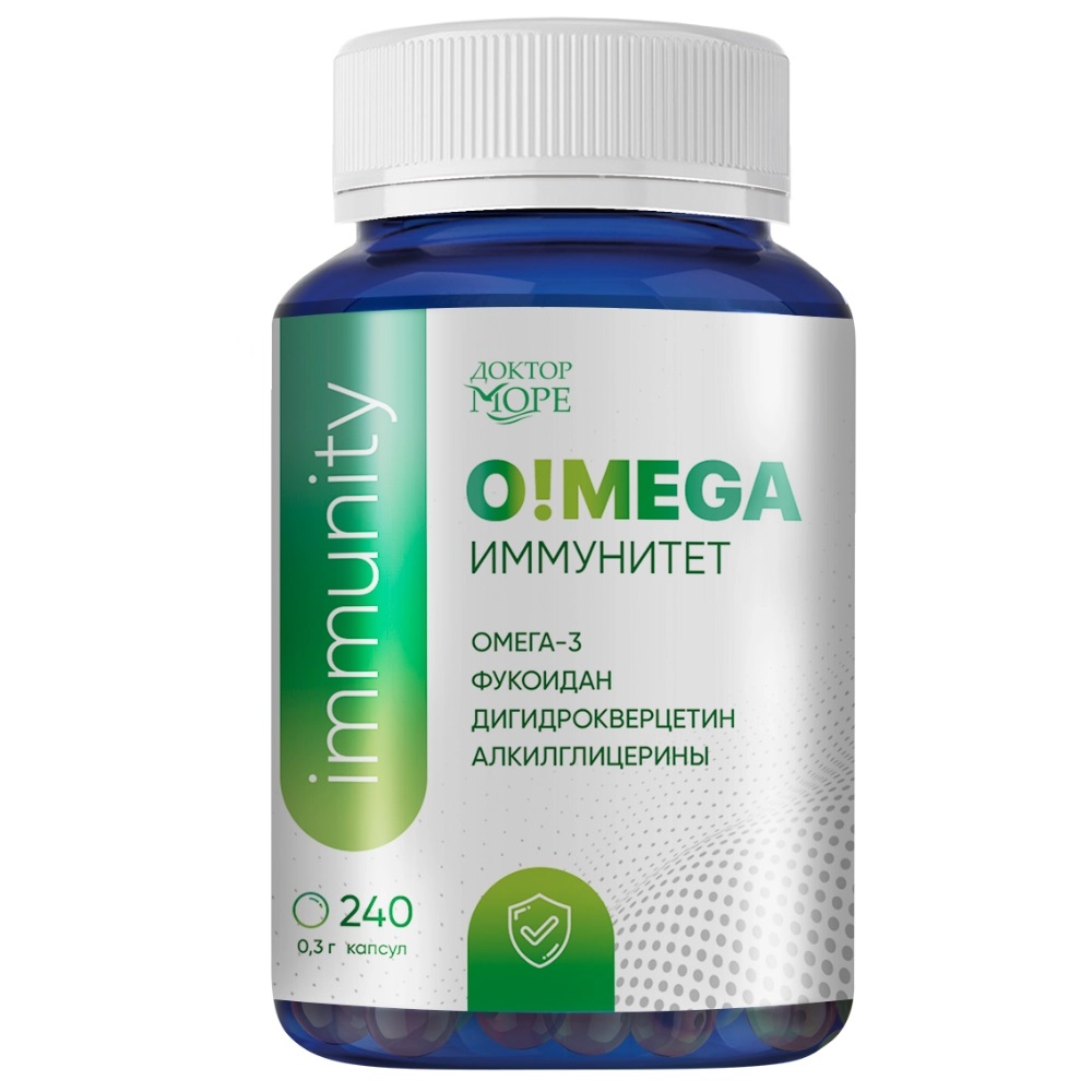 Доктор Море Омега Иммунитет, 300 мг, капсулы, 240 шт. фото