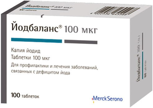 Йодбаланс, 100 мкг, таблетки, 100 шт. фото