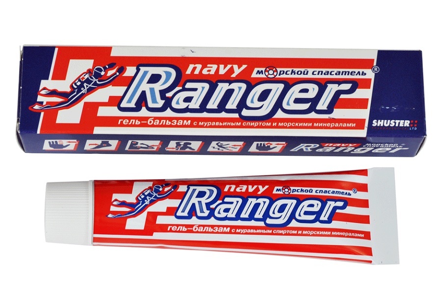 Морской Спасатель Нэви Рэйнджер гель-бальзам, бальзам для наружного применения, 44 мл, 1 шт, с муравьиным спиртом и морскими минералами фото