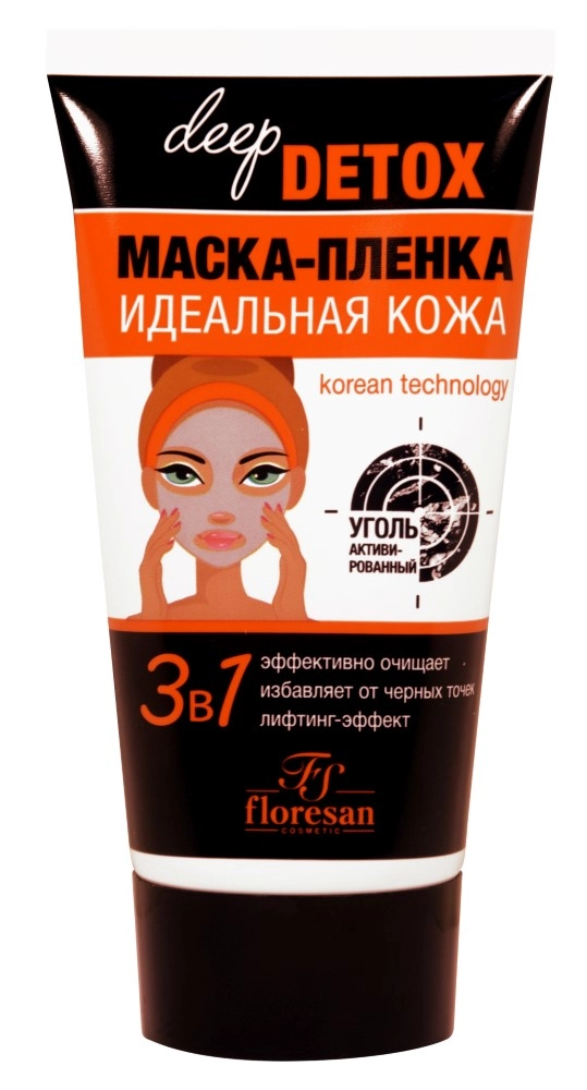 Floresan deep detox маска-пленка, маска, 150 мл, 1 шт, Ф-17 фото