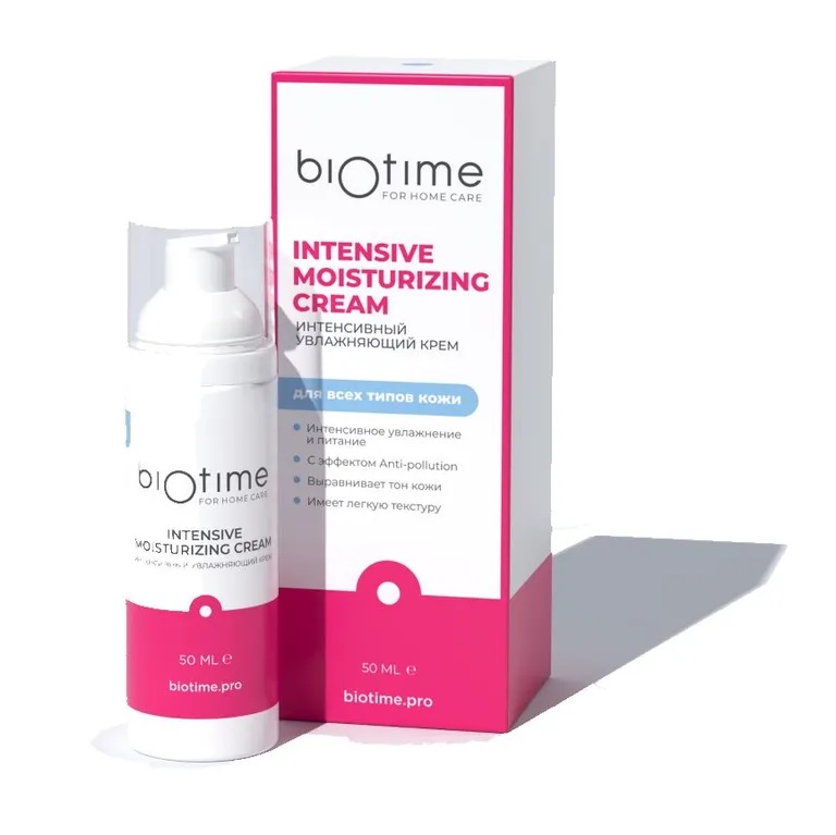 BioTime Крем интенсивный увлажняющий, крем для лица, 50 мл, 1 шт, для всех типов кожи фото