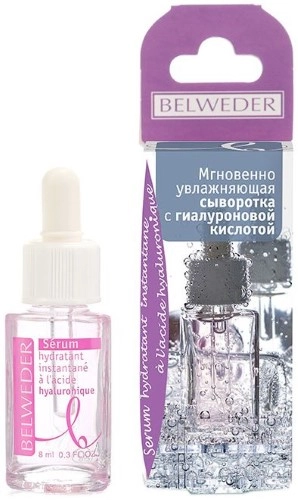Belweder сыворотка для лица мгновенно увлажняющая с гиалуроновой кислотой, сыворотка, 8 мл, 1 шт. фото