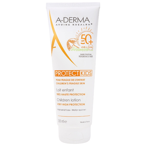 A-Derma Protect Kids Лосьон солнцезащитный для детей SPF50+, лосьон, 250 мл, 1 шт. фото