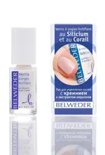 Belweder Лак  для укрепления ногтей с кремнием и экстрактом кораллов, 8 мл, 1 шт. фото 