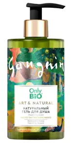 Only bio art&natural гель для душа гладкость кожи масло таитянского манго, гель для душа, 420 мл, 1 шт. фото 