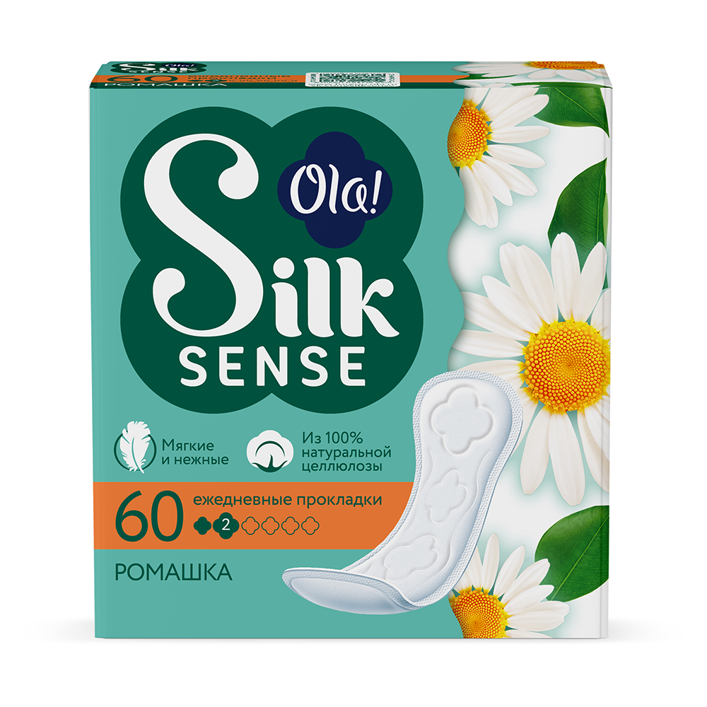 Ola! Silk Sense Daily Прокладки ежедневные, прокладки гигиенические, 60 шт. фото
