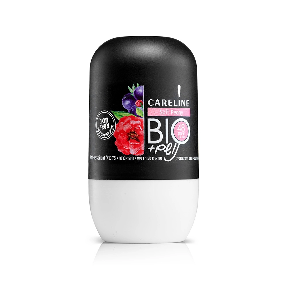 Careline bio дезодорант-антиперспирант шариковый, дезодорант-антиперспирант, 75 мл, 1 шт, нежный пион фото