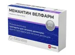 Мемантин Велфарм, 20 мг, таблетки, покрытые пленочной оболочкой, 30 шт. фото