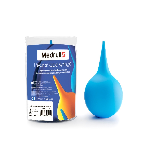 Спринцовка пластизольная ПВХ Medrull, А9, 270 мл, 1 шт. фото